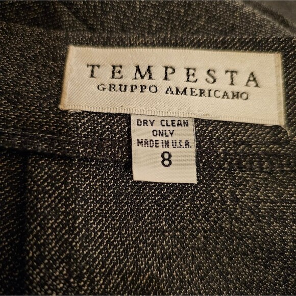 Ladies Pencil Skirt Size 8 by Temesta Gruppo Americano. Grey/Black - Picture 3 of 3